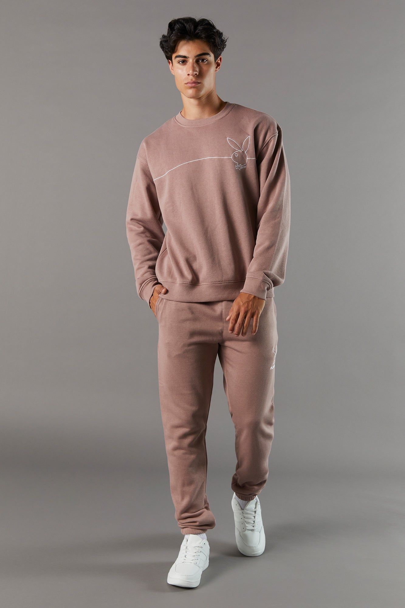 Playboy Script Graphic Fleece Sweatshirt sold by Charlotte Russe product image thumbnail 11