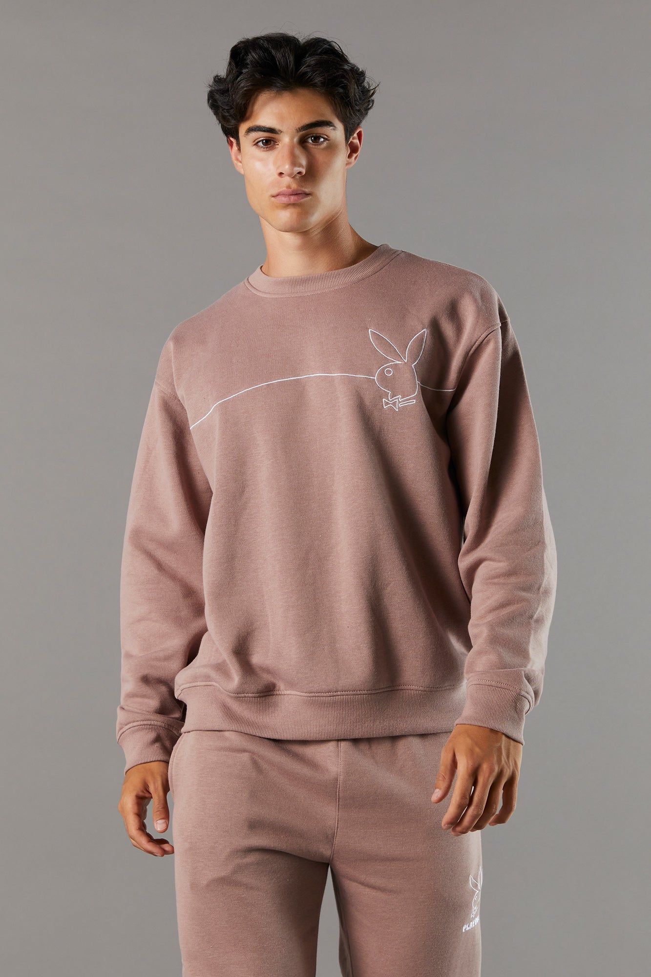 Playboy Script Graphic Fleece Sweatshirt sold by Charlotte Russe product image thumbnail 9