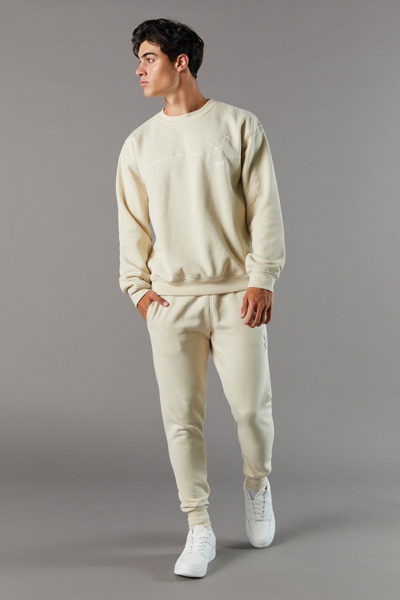 Playboy Script Graphic Fleece Sweatshirt sold by Charlotte Russe product image thumbnail 8