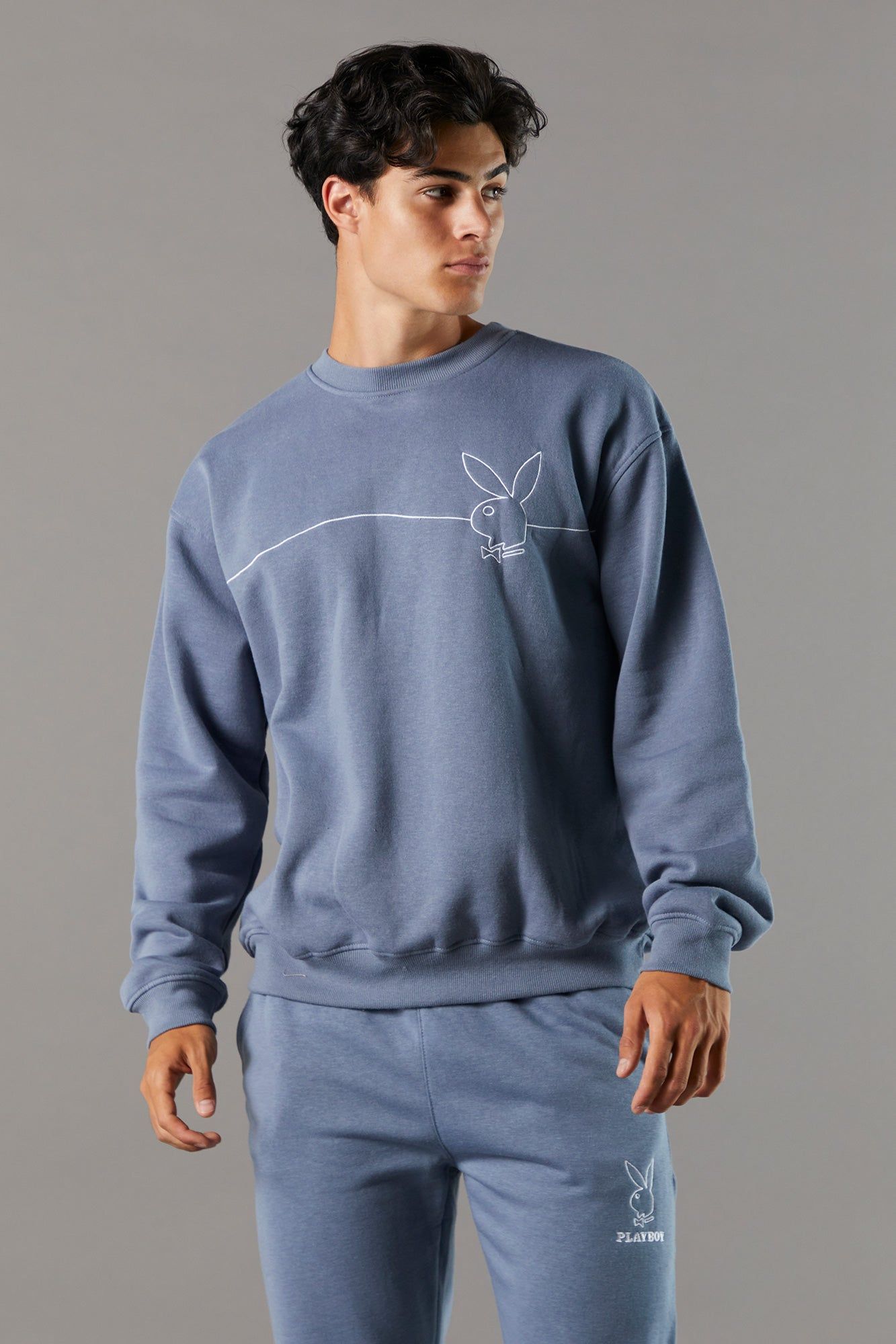 Playboy Script Graphic Fleece Sweatshirt sold by Charlotte Russe product image thumbnail 13
