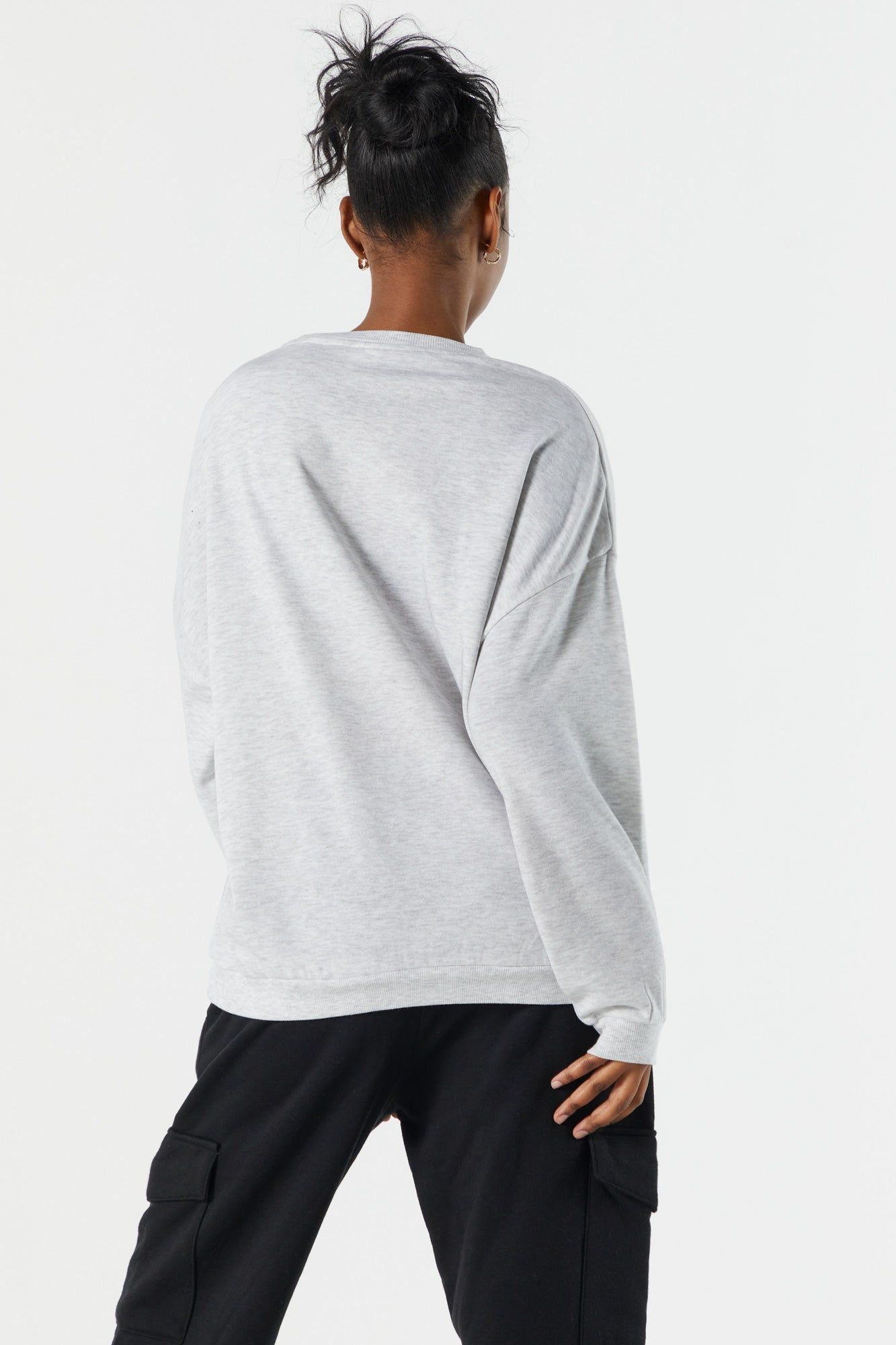 The Simpsons Graphic Fleece Sweatshirt sold by Charlotte Russe product image thumbnail 2