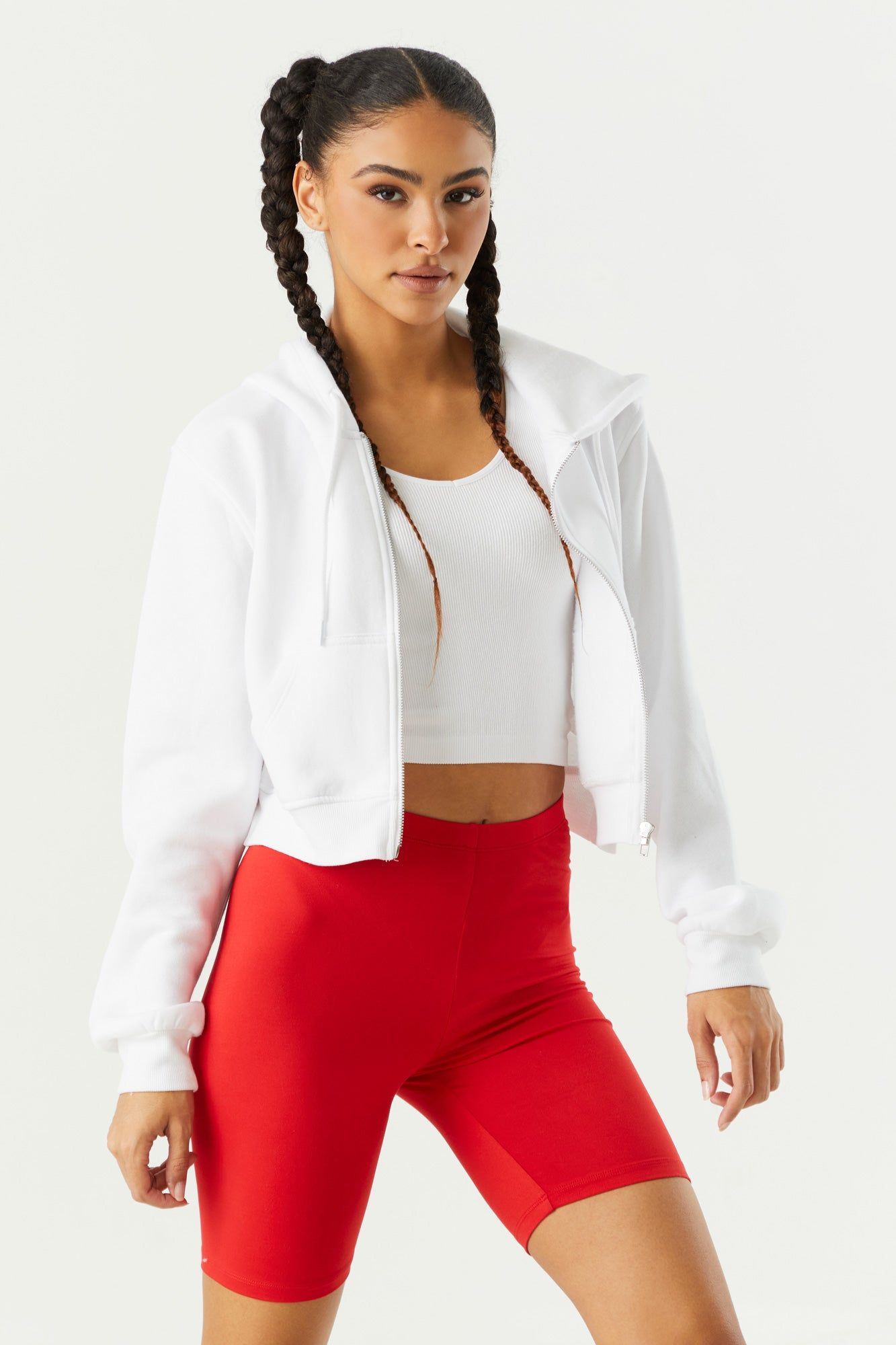 Coloured Biker Short sold by Charlotte Russe product image thumbnail 4