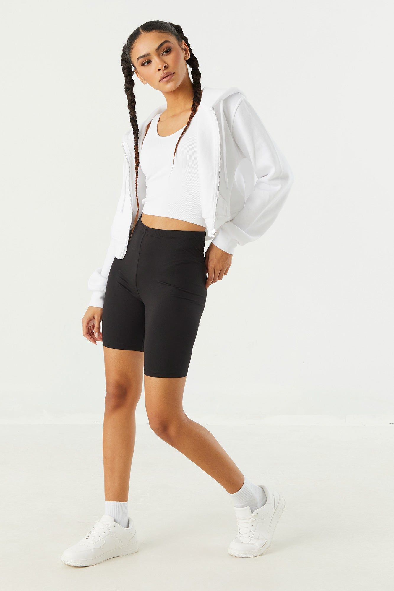 Coloured Biker Short sold by Charlotte Russe product image thumbnail 9