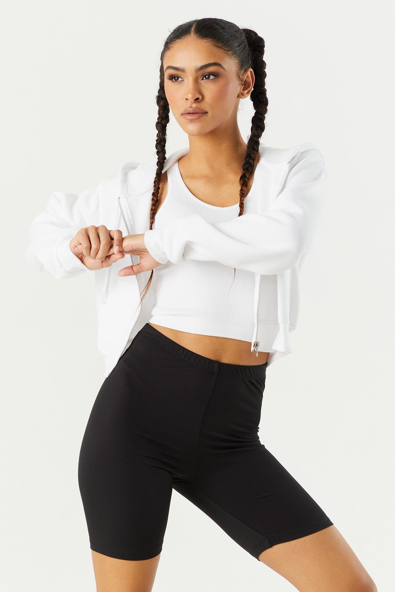 Coloured Biker Short sold by Charlotte Russe product image thumbnail 7