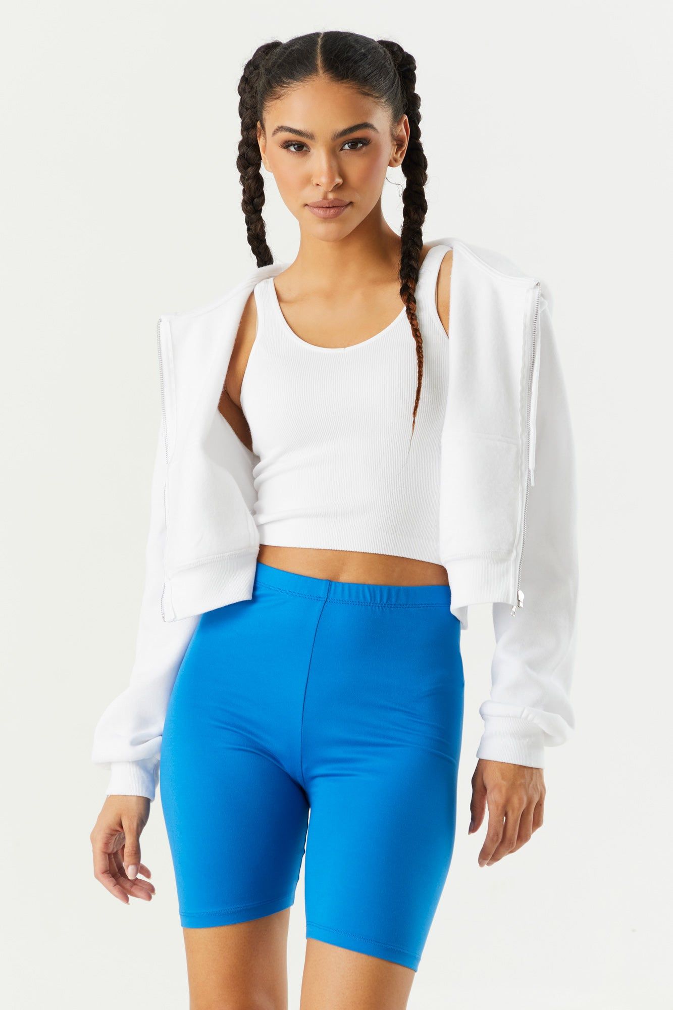 Coloured Biker Short sold by Charlotte Russe