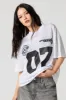 07 Graphic Mesh Jersey sold by Charlotte Russe