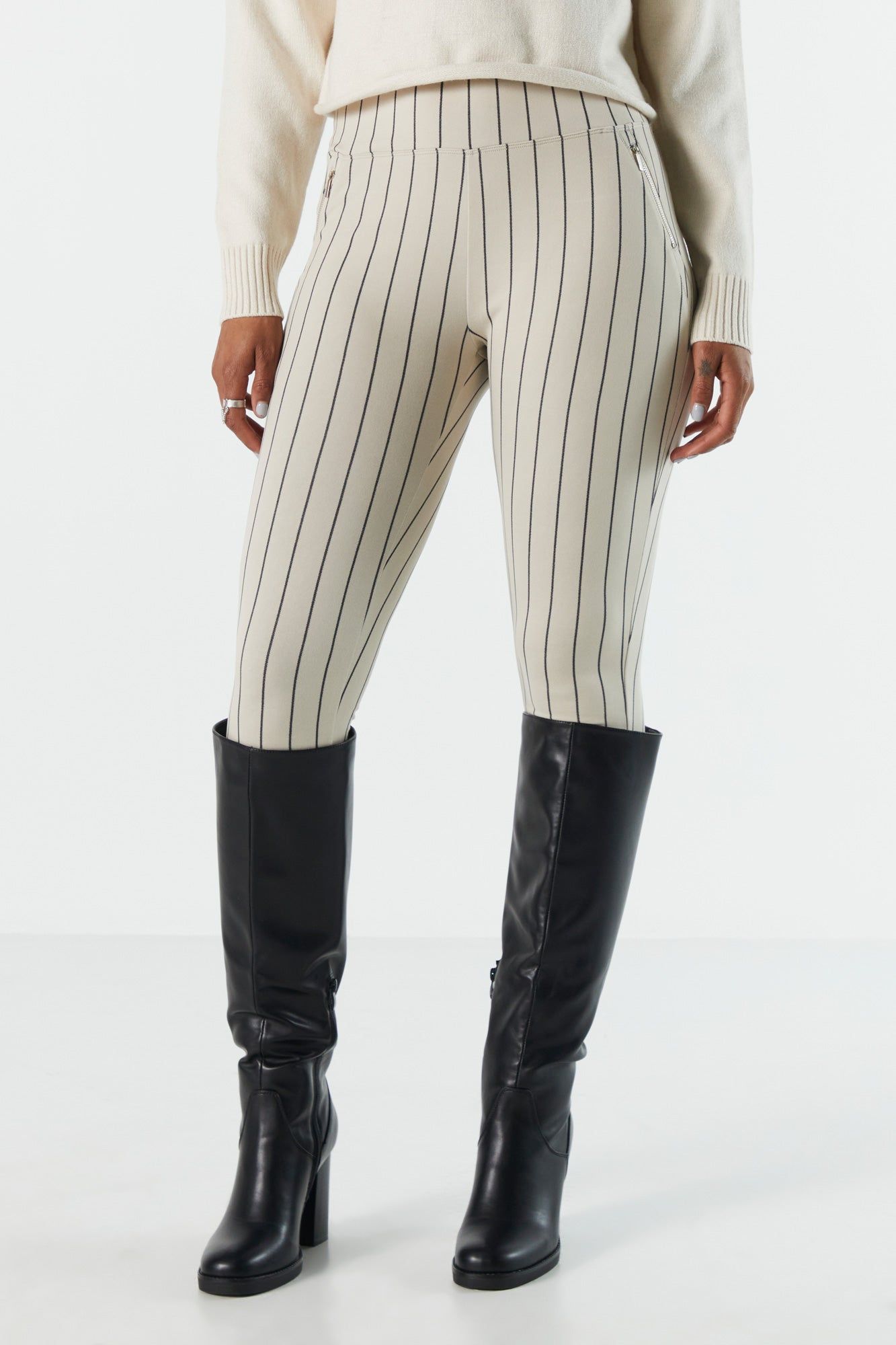 Printed Super Soft Zip Pocket Legging sold by Charlotte Russe product image thumbnail 2