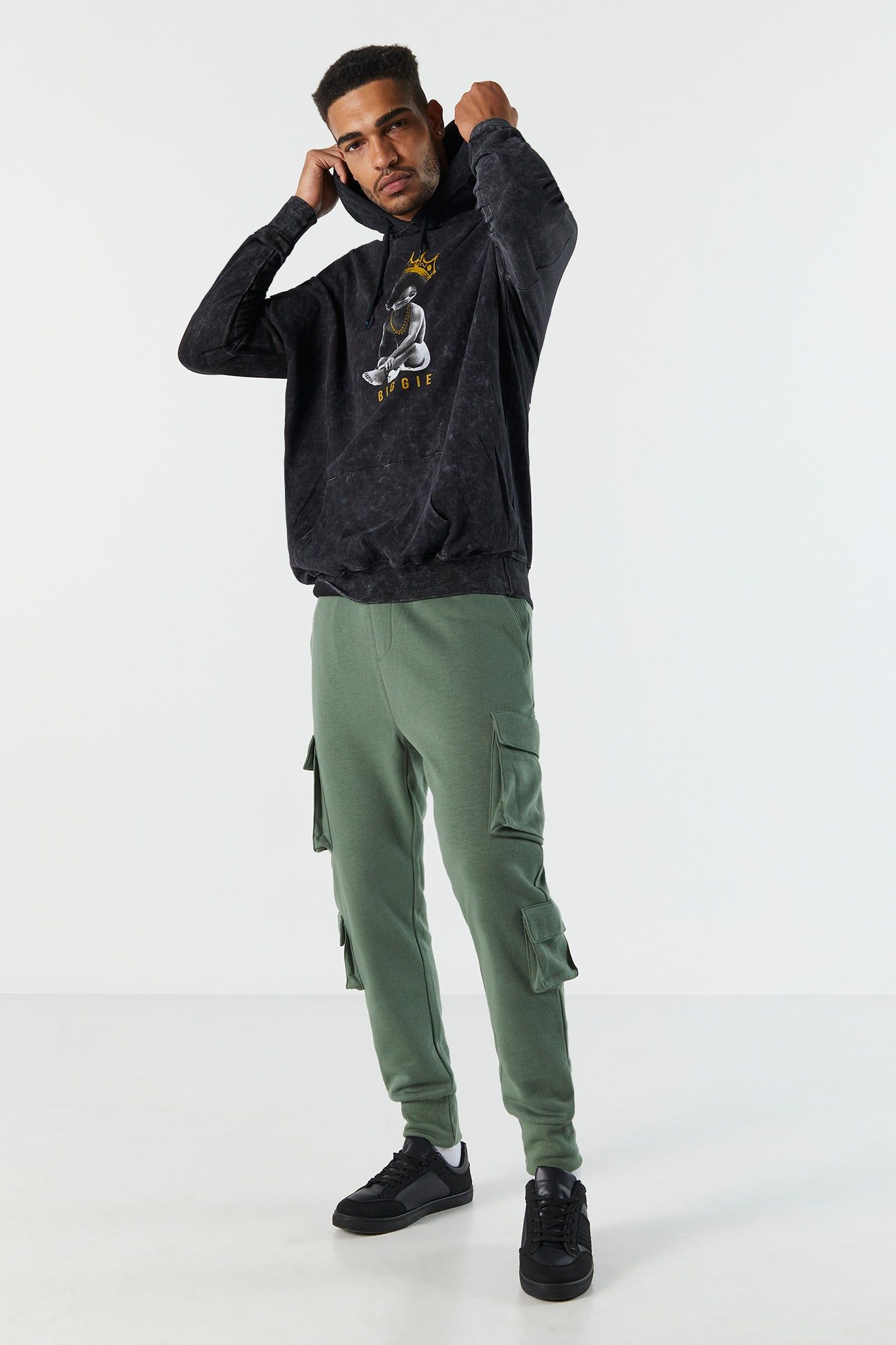 Fleece Multi Pocket Cargo Jogger sold by Charlotte Russe product image thumbnail 15