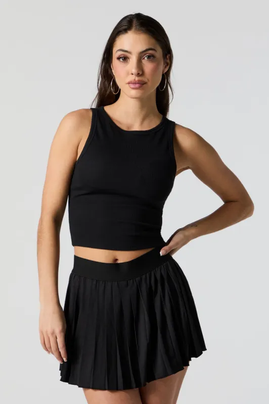 Active Ribbed Tank with Built In Bra Cups sold by Charlotte Russe