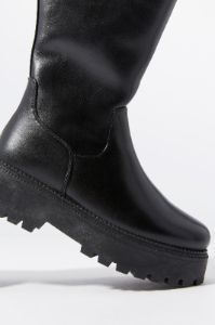 Faux Leather Platform Lug Boot sold by Charlotte Russe
