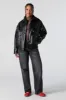 Oversized Faux Leather Jacket sold by Charlotte Russe