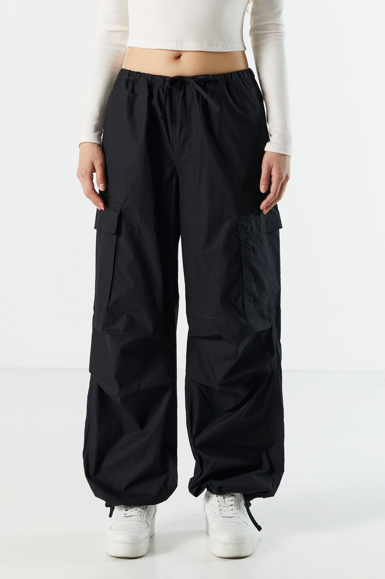 Poplin Cargo Parachute Pant sold by Charlotte Russe product image thumbnail 5