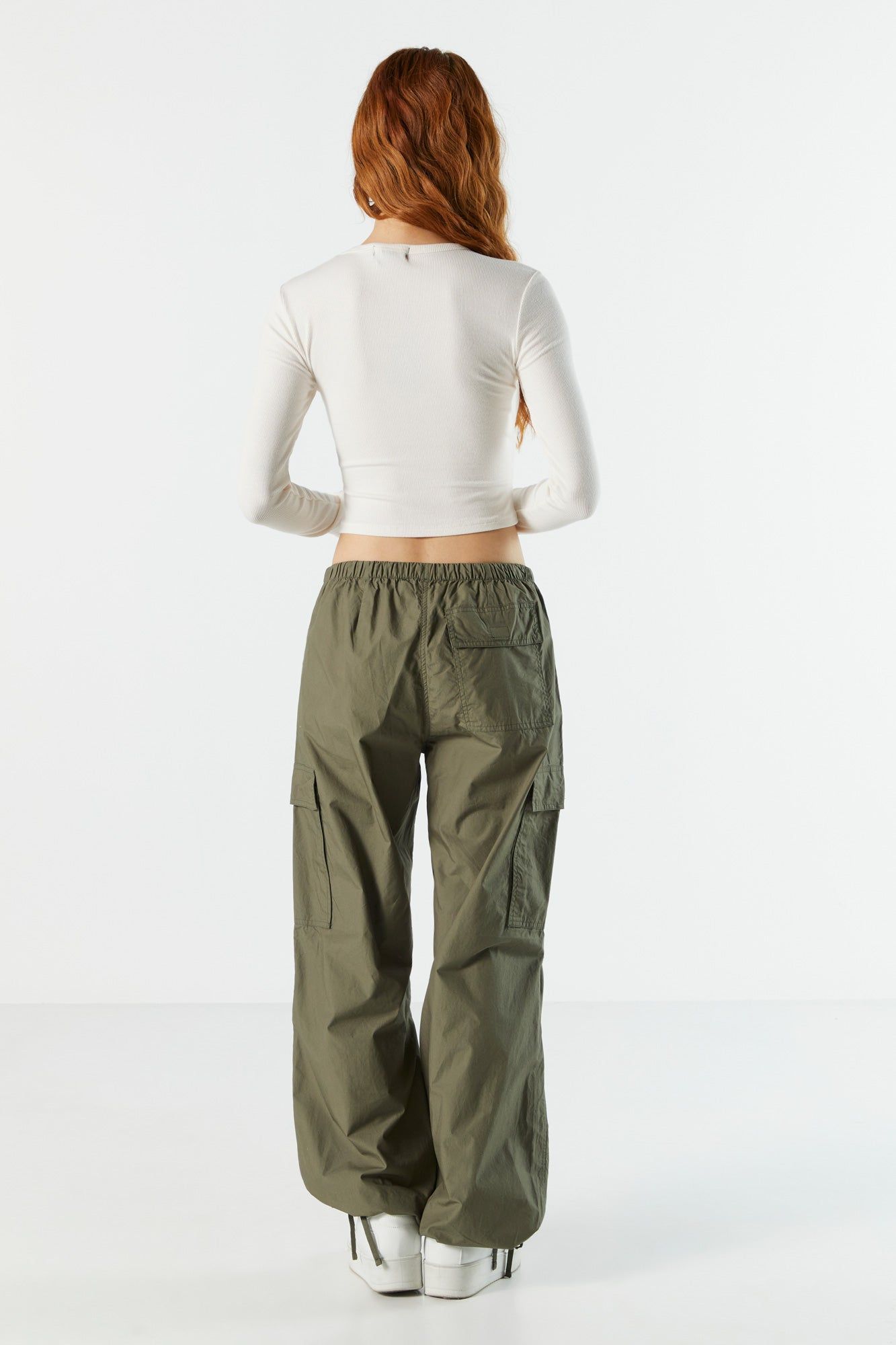 Poplin Cargo Parachute Pant sold by Charlotte Russe product image thumbnail 3