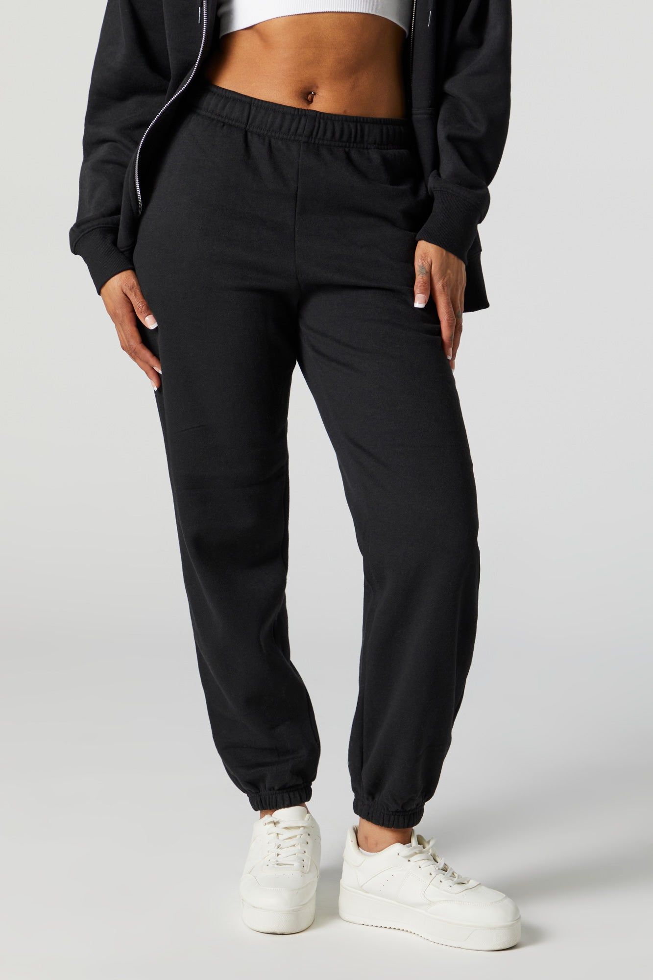 Fleece Jogger sold by Charlotte Russe product image thumbnail 9