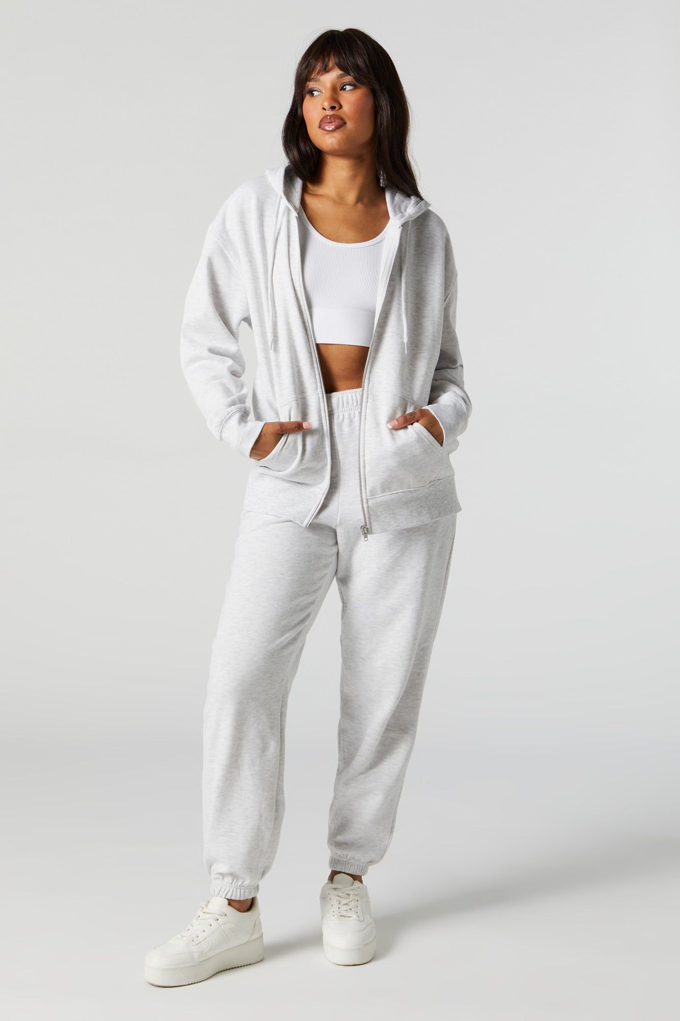 Fleece Jogger sold by Charlotte Russe product image thumbnail 11