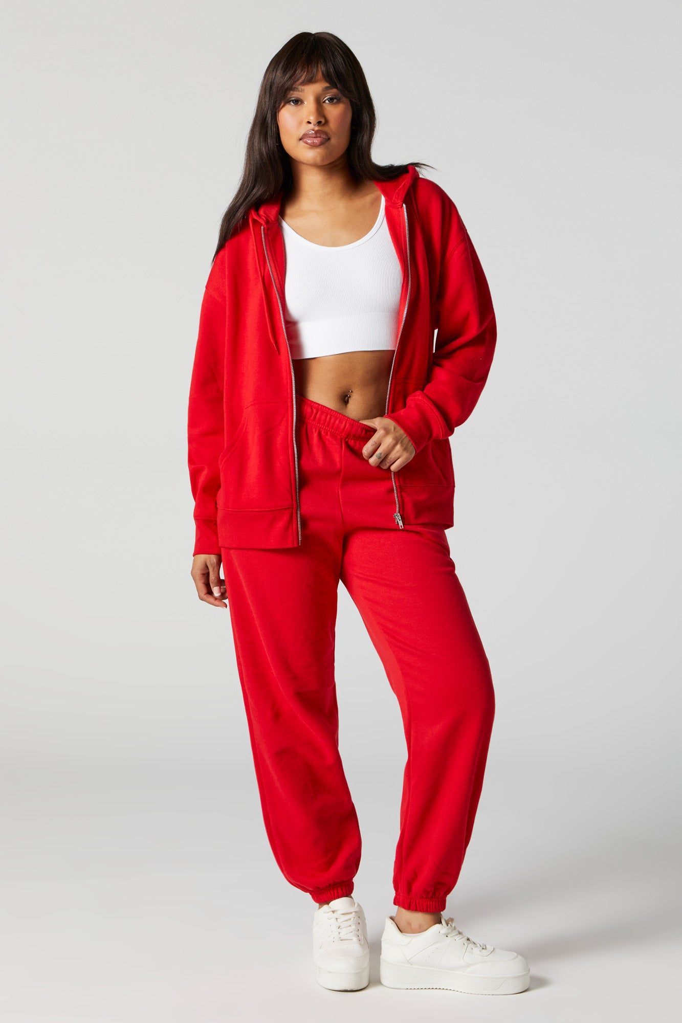 Fleece Jogger sold by Charlotte Russe product image thumbnail 7