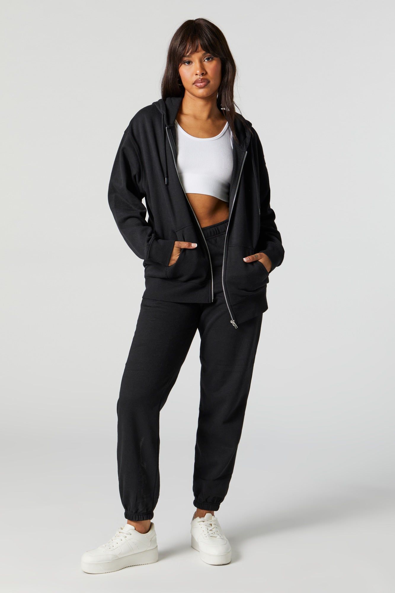 Fleece Jogger sold by Charlotte Russe product image thumbnail 8