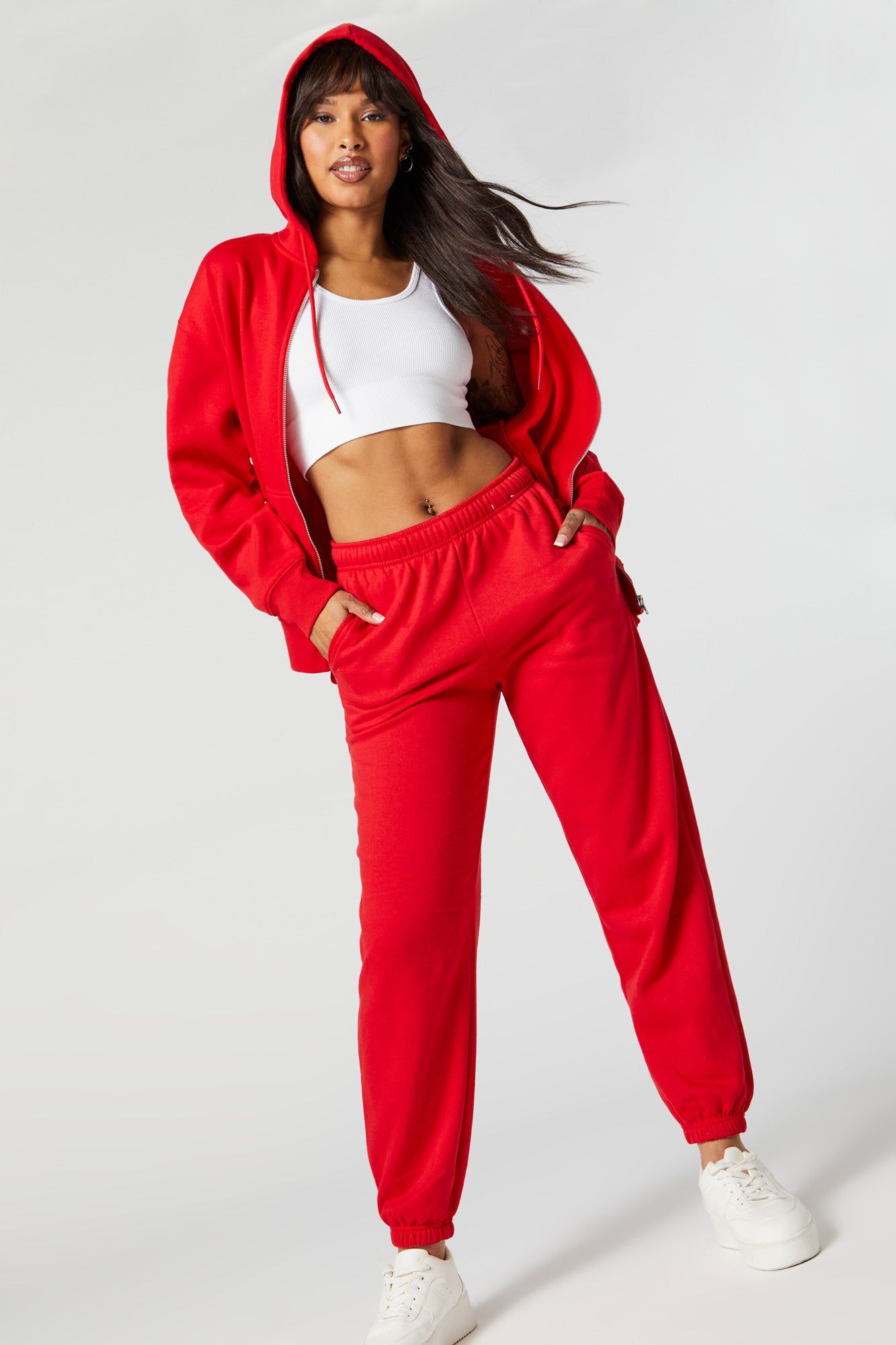 Fleece Jogger sold by Charlotte Russe product image thumbnail 4