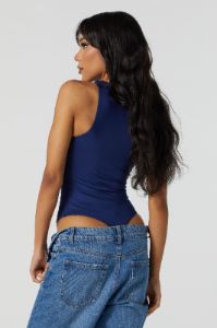 Contour High Neck Sleeveless Bodysuit sold by Charlotte Russe