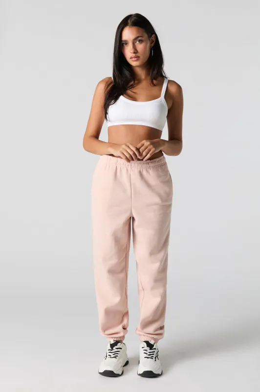 Solid Fleece Boyfriend Jogger sold by Charlotte Russe