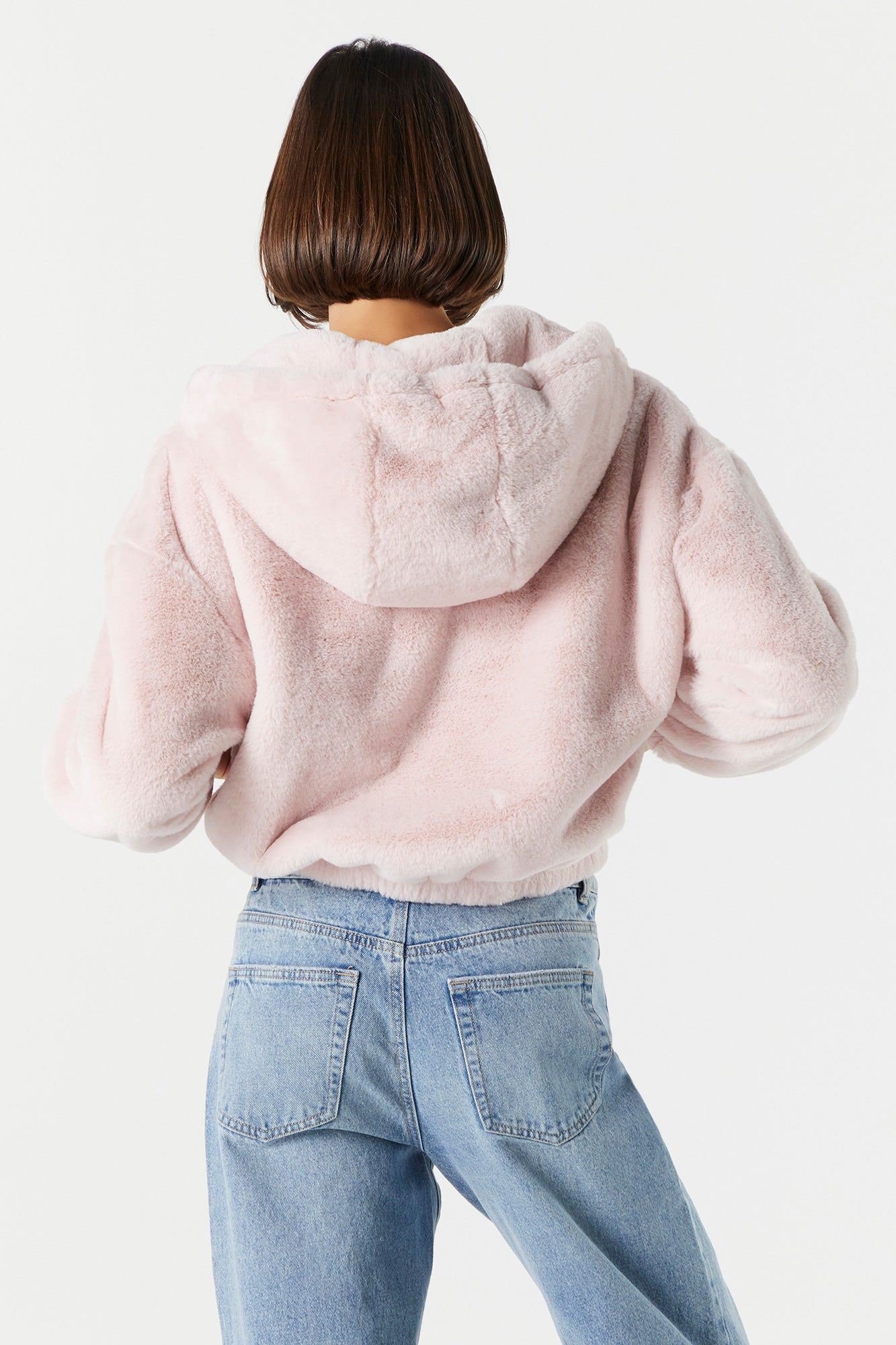 Faux Fur Bomber Jacket sold by Charlotte Russe product image thumbnail 11