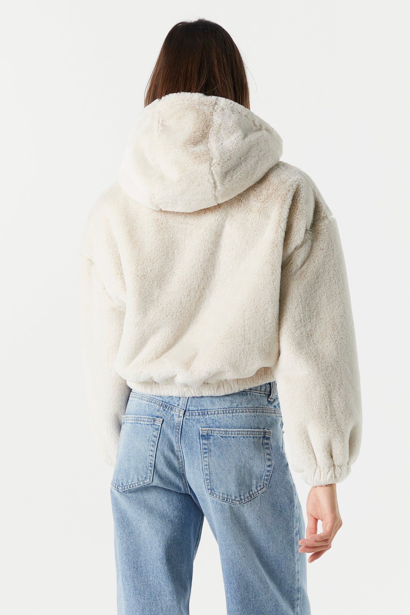 Faux Fur Bomber Jacket sold by Charlotte Russe product image thumbnail 8