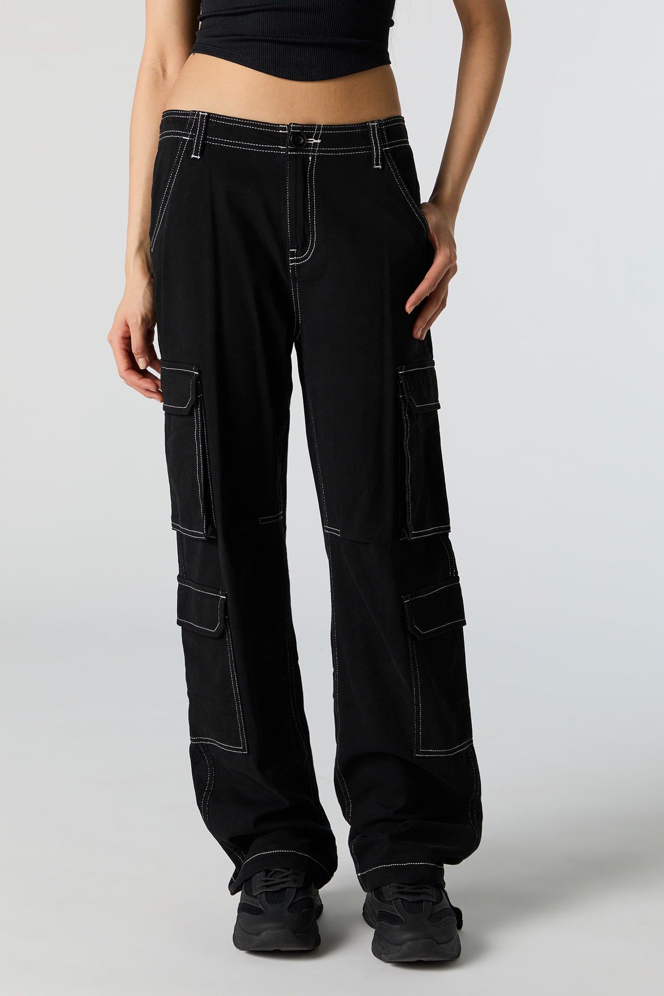 Multi Pocket Cargo Pant sold by Charlotte Russe product image thumbnail 3