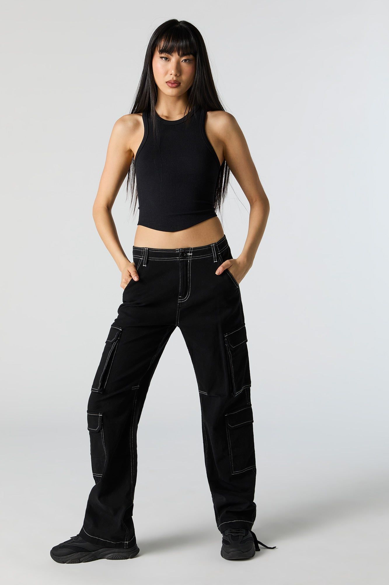 Multi Pocket Cargo Pant sold by Charlotte Russe product image thumbnail 2