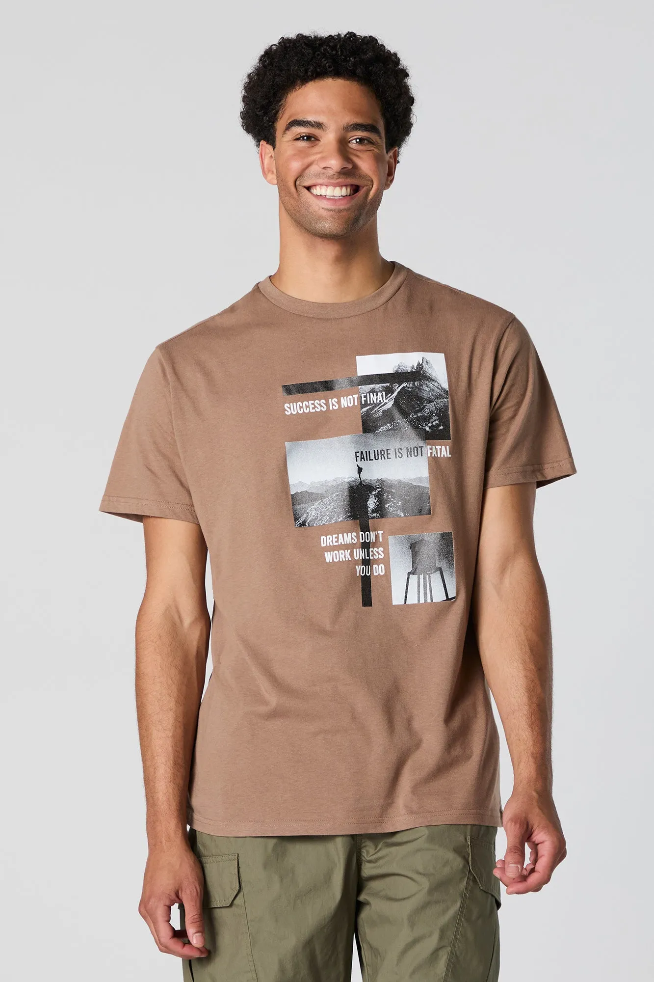 Success Is Not Final Graphic T-Shirt sold by Charlotte Russe