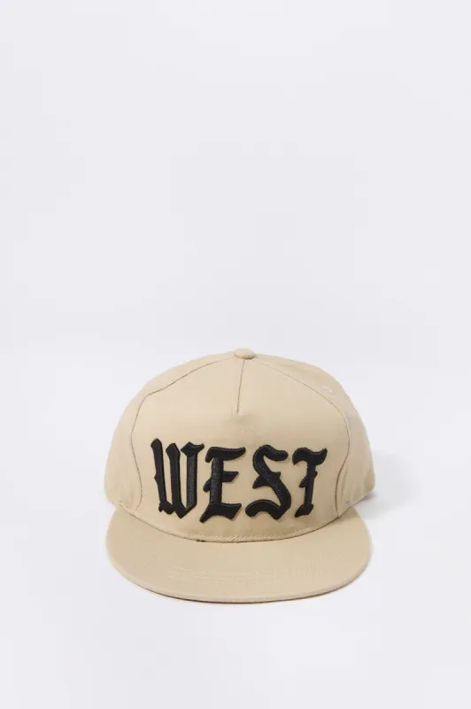 West Embroidered Snapback Hat sold by Charlotte Russe
