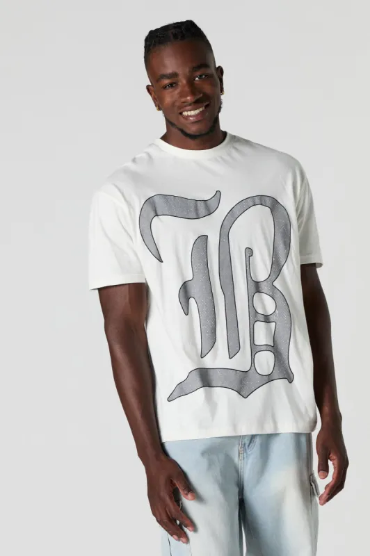 B Graphic T-Shirt sold by Charlotte Russe