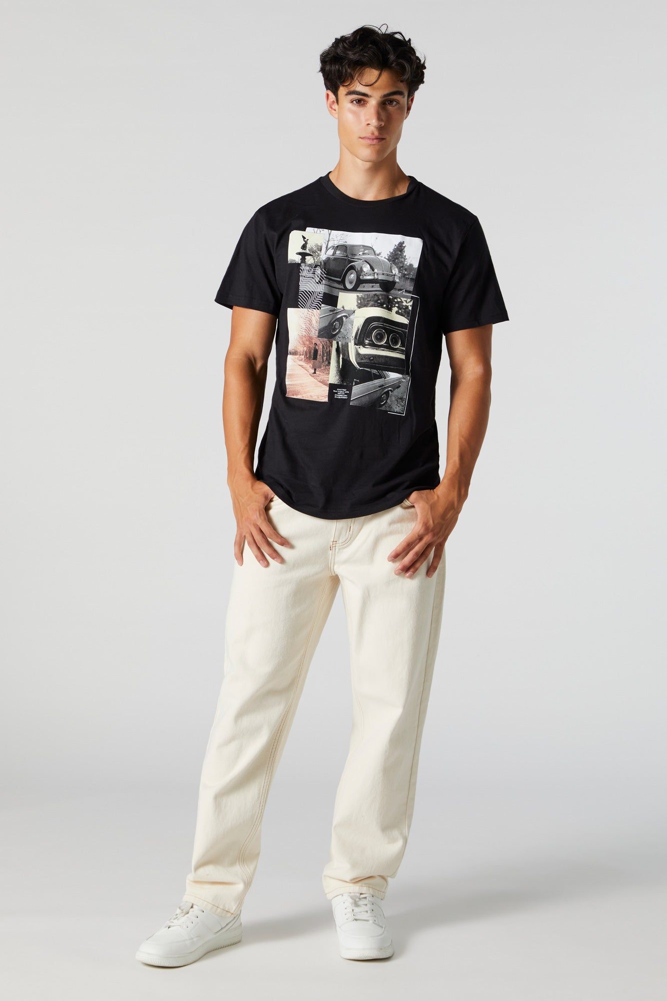 Vintage Car Graphic T-Shirt sold by Charlotte Russe product image thumbnail 4