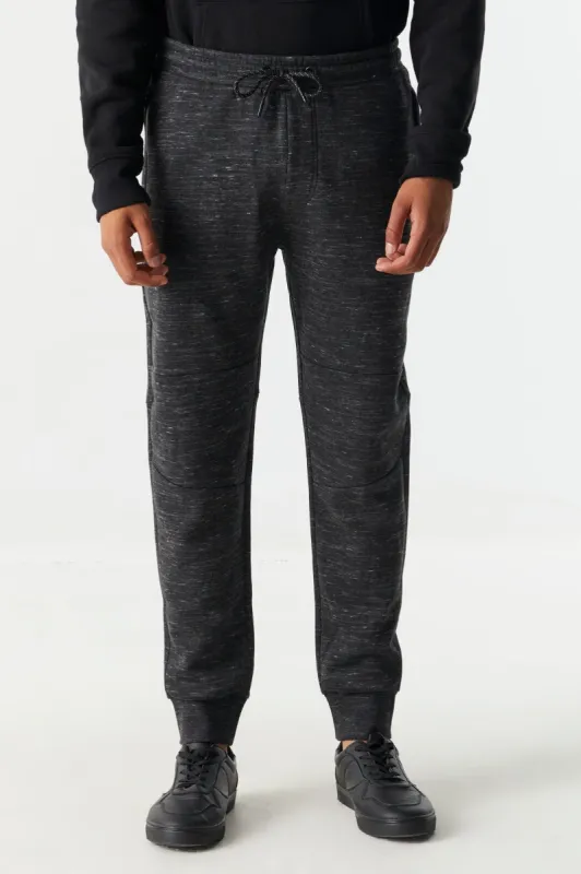 Space Dye Single Zip Pocket Jogger sold by Charlotte Russe