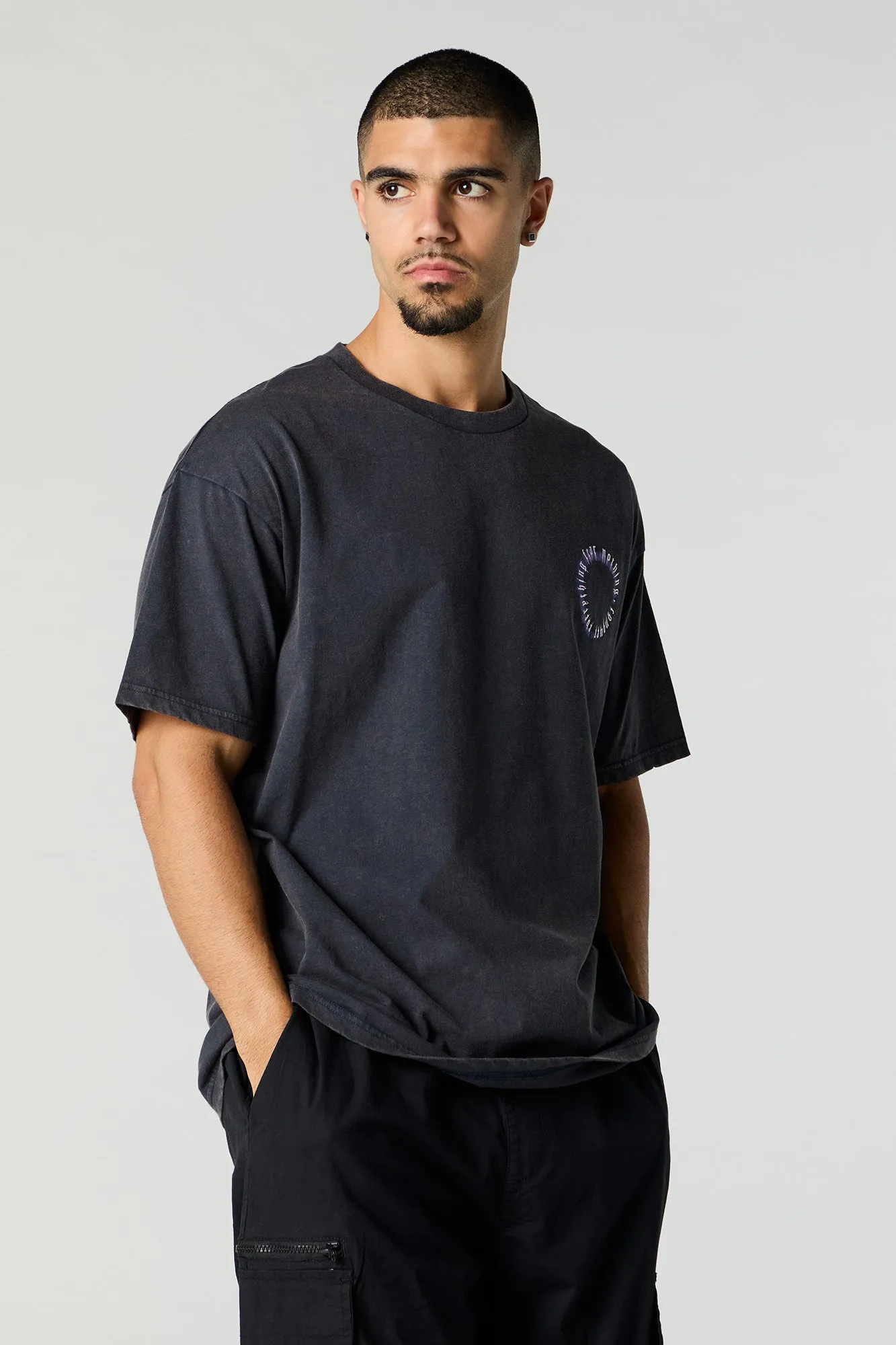 Fear Nothing Graphic T-Shirt sold by Charlotte Russe