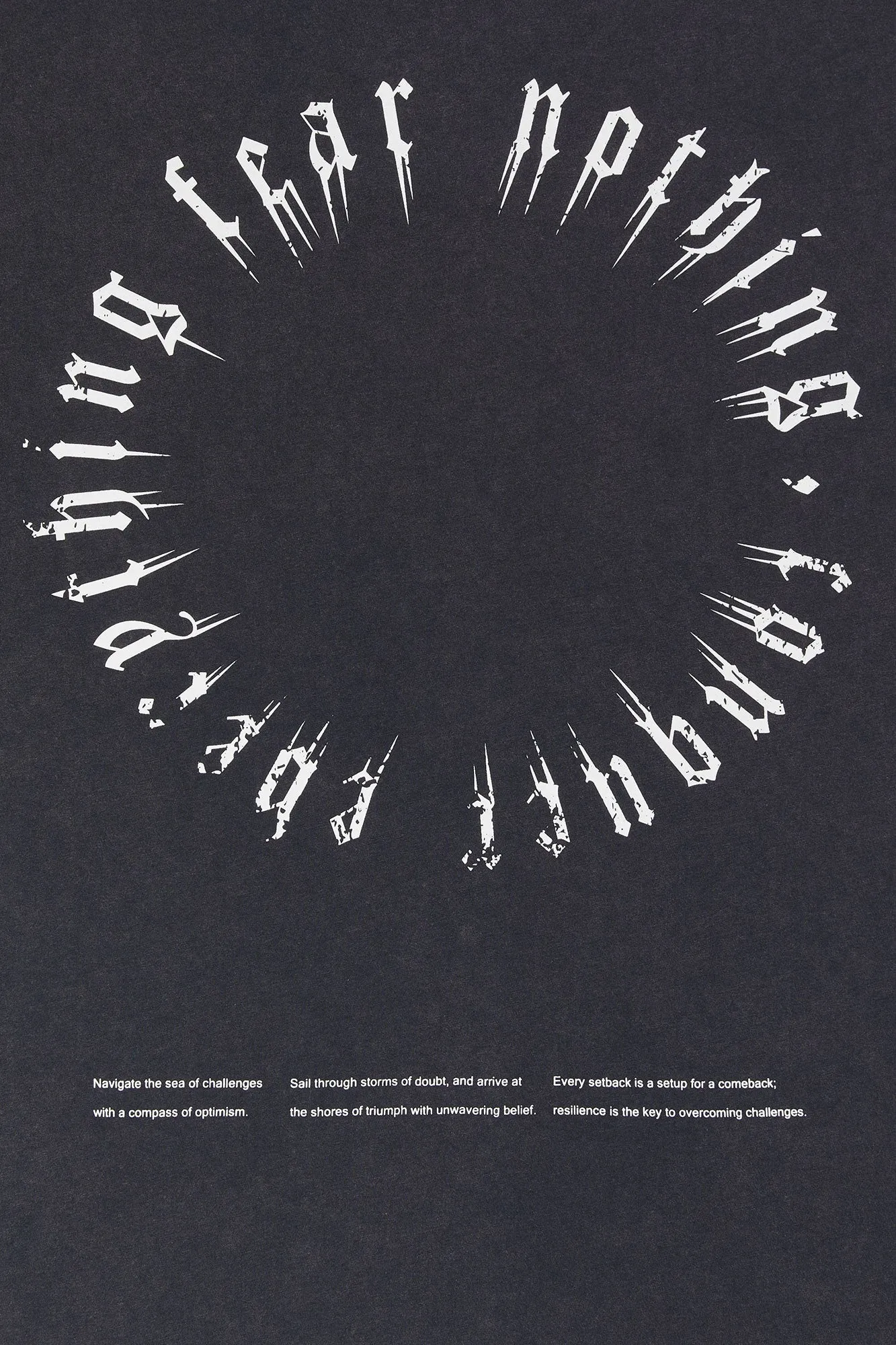 Fear Nothing Graphic T-Shirt sold by Charlotte Russe product image thumbnail 5