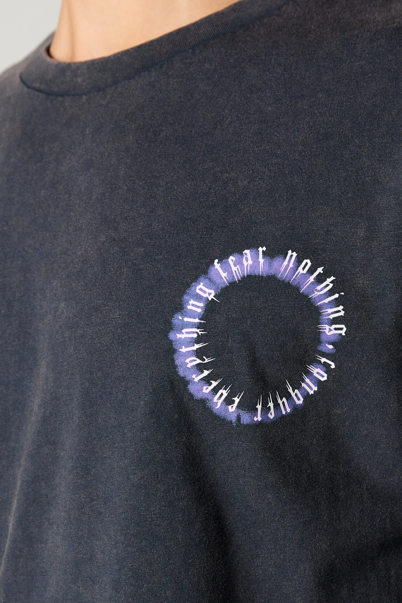 Fear Nothing Graphic T-Shirt sold by Charlotte Russe product image thumbnail 4