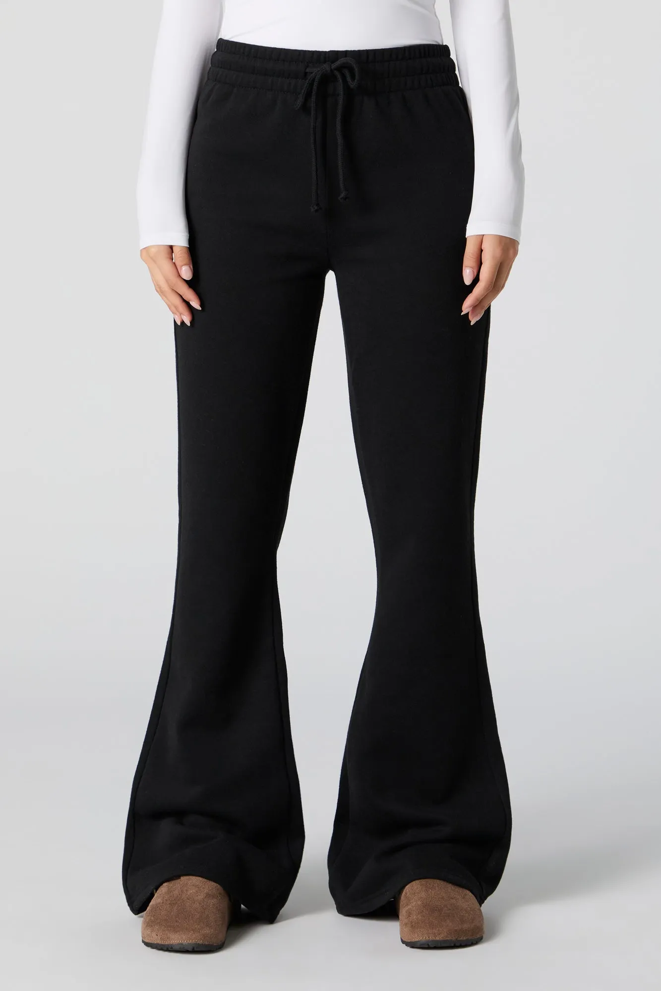 Fleece Flare Sweatpant sold by Charlotte Russe product image thumbnail 5