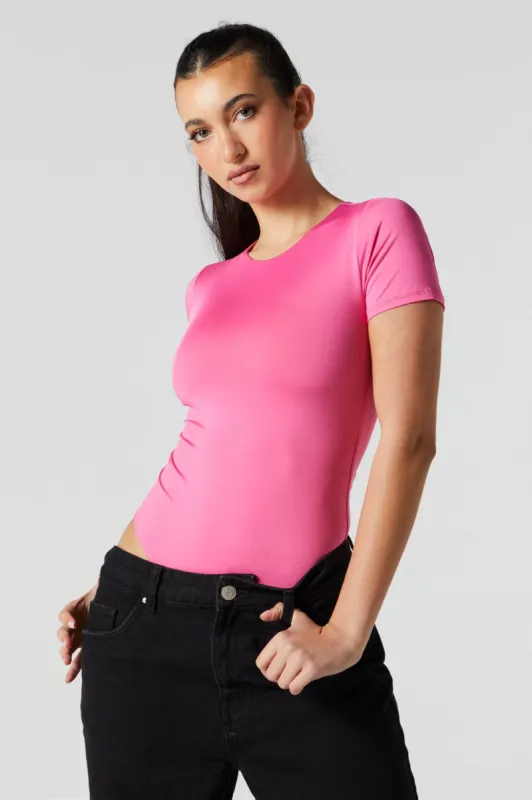 Contour Short Sleeve Bodysuit sold by Charlotte Russe