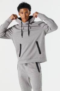 Soft Tech Fleece Zip Pocket Hoodie sold by Charlotte Russe