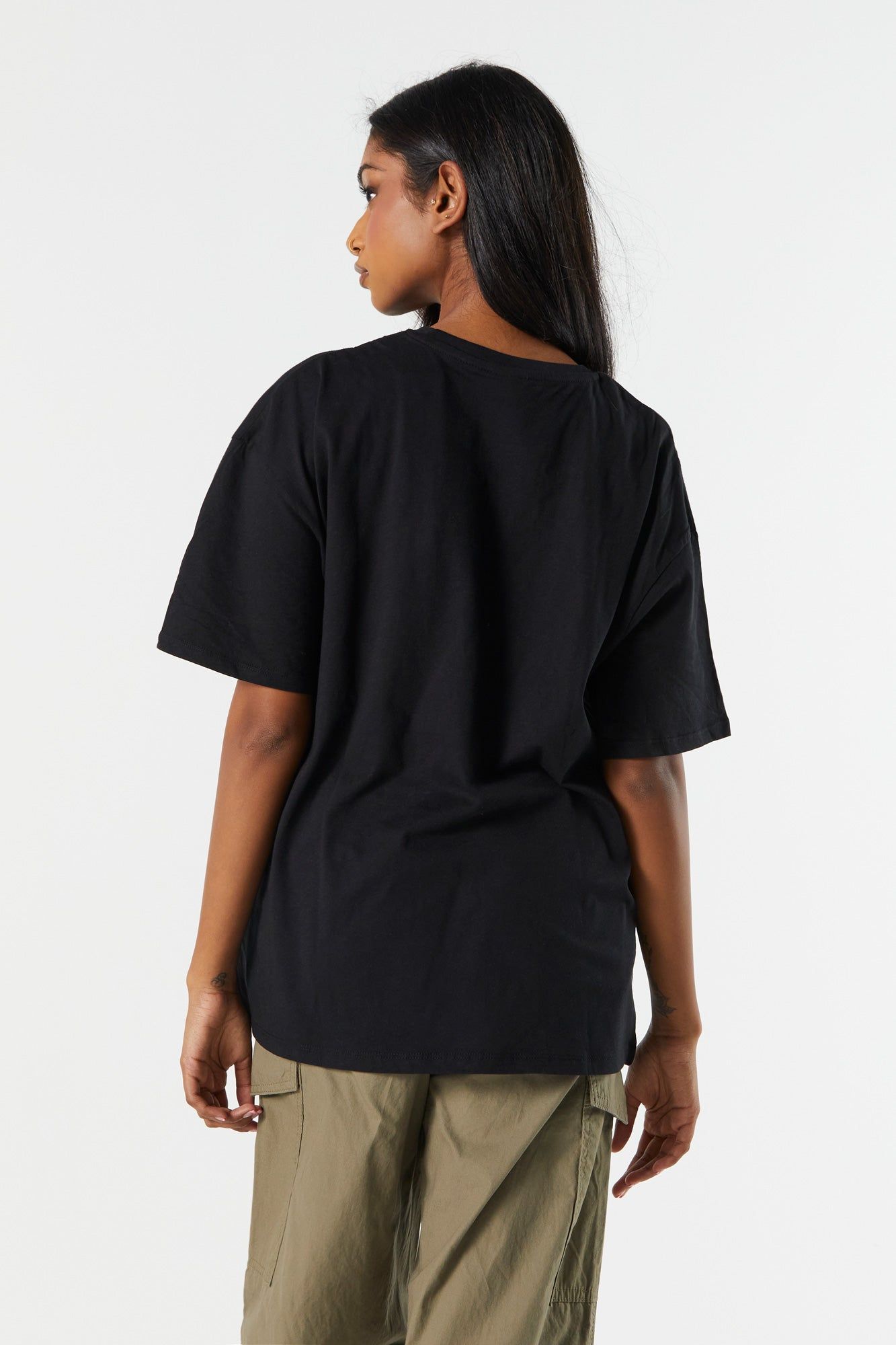 ACDC Graphic Boyfriend T-Shirt sold by Charlotte Russe product image thumbnail 2