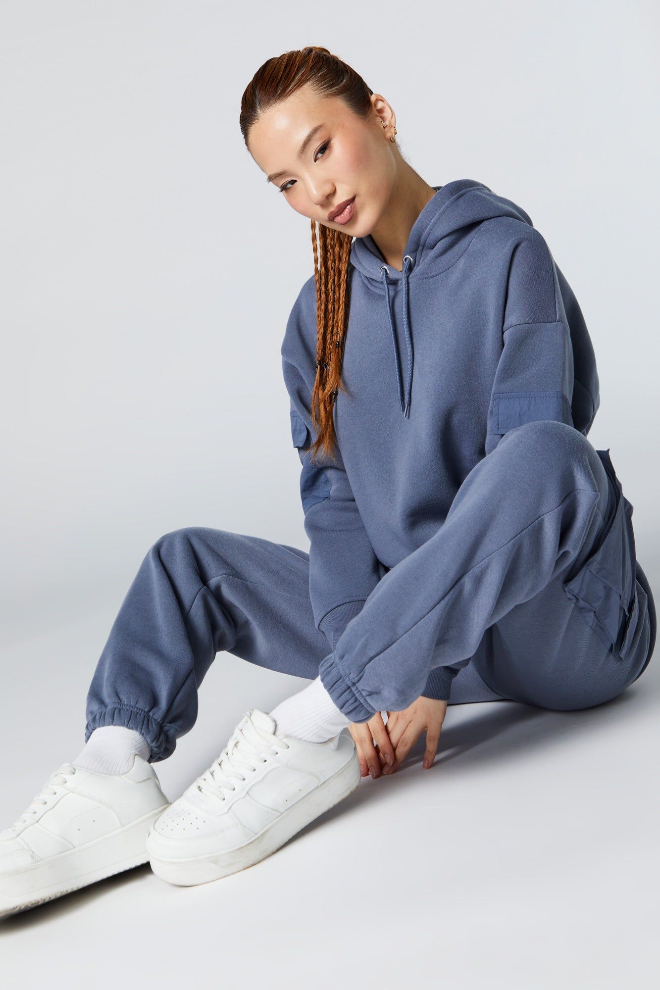 Fleece Cargo Jogger sold by Charlotte Russe