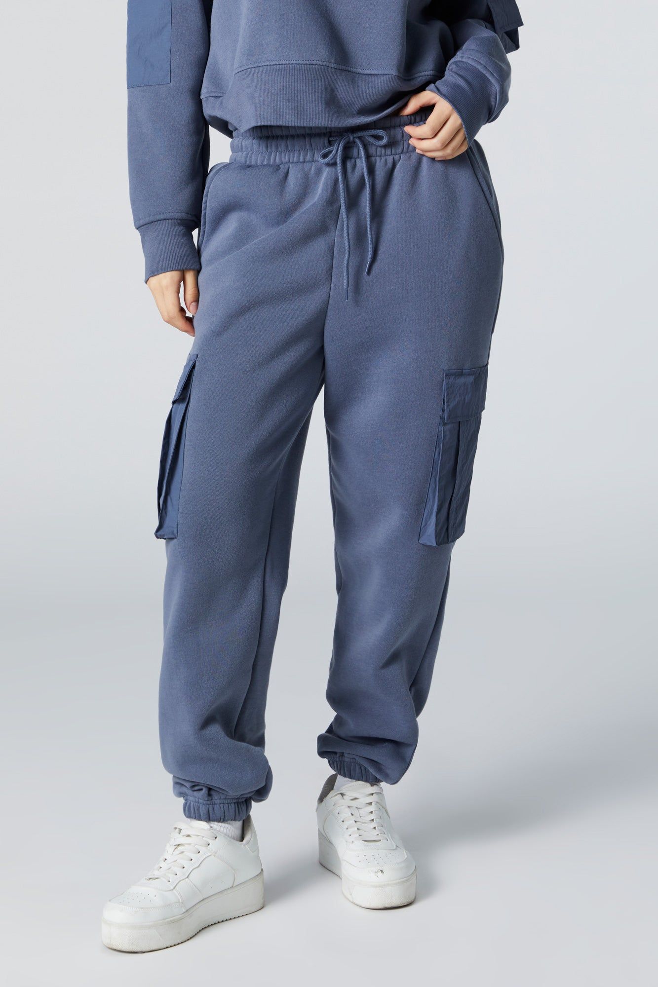 Fleece Cargo Jogger sold by Charlotte Russe product image thumbnail 2