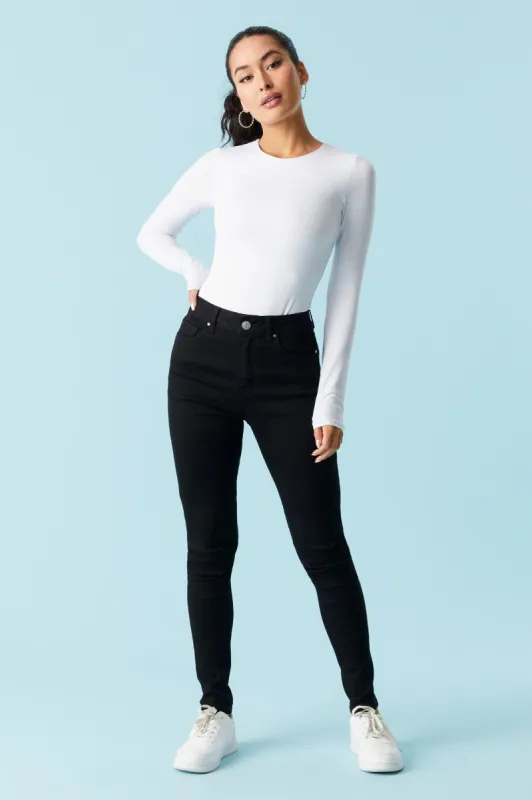 Refuge Black Wash Skinny Jean sold by Charlotte Russe