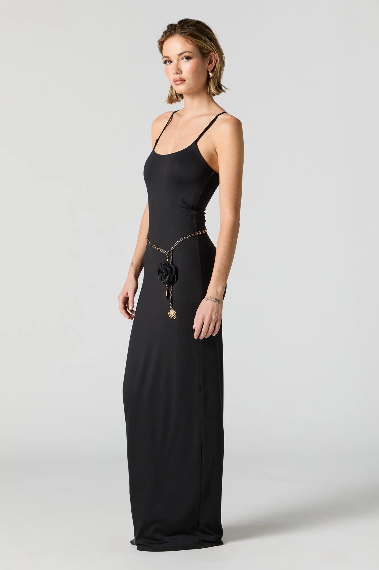 Contour Scoop Neck Maxi Dress sold by Charlotte Russe product image thumbnail 2