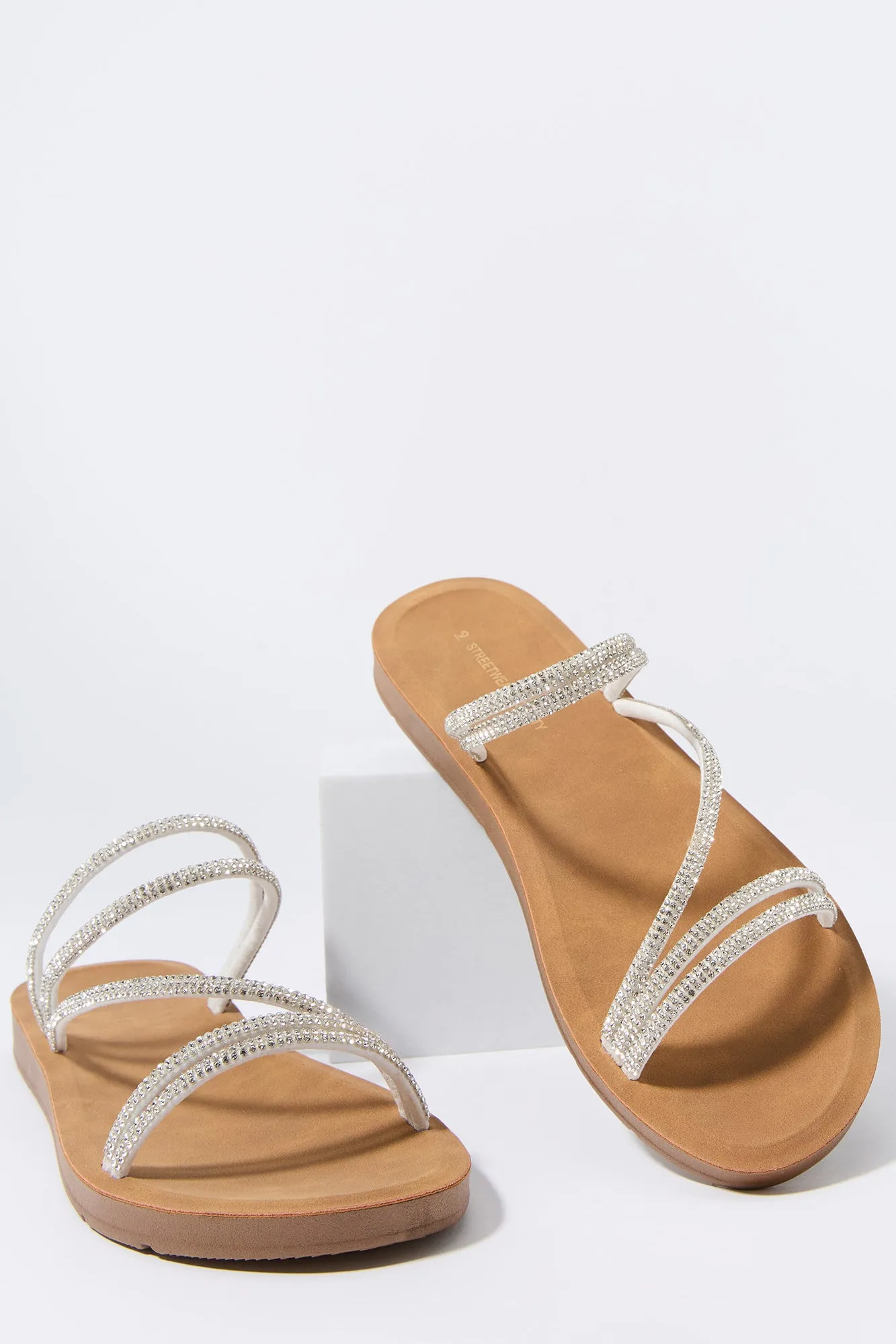 Rhinestone Strappy Sandal sold by Charlotte Russe product image thumbnail 5