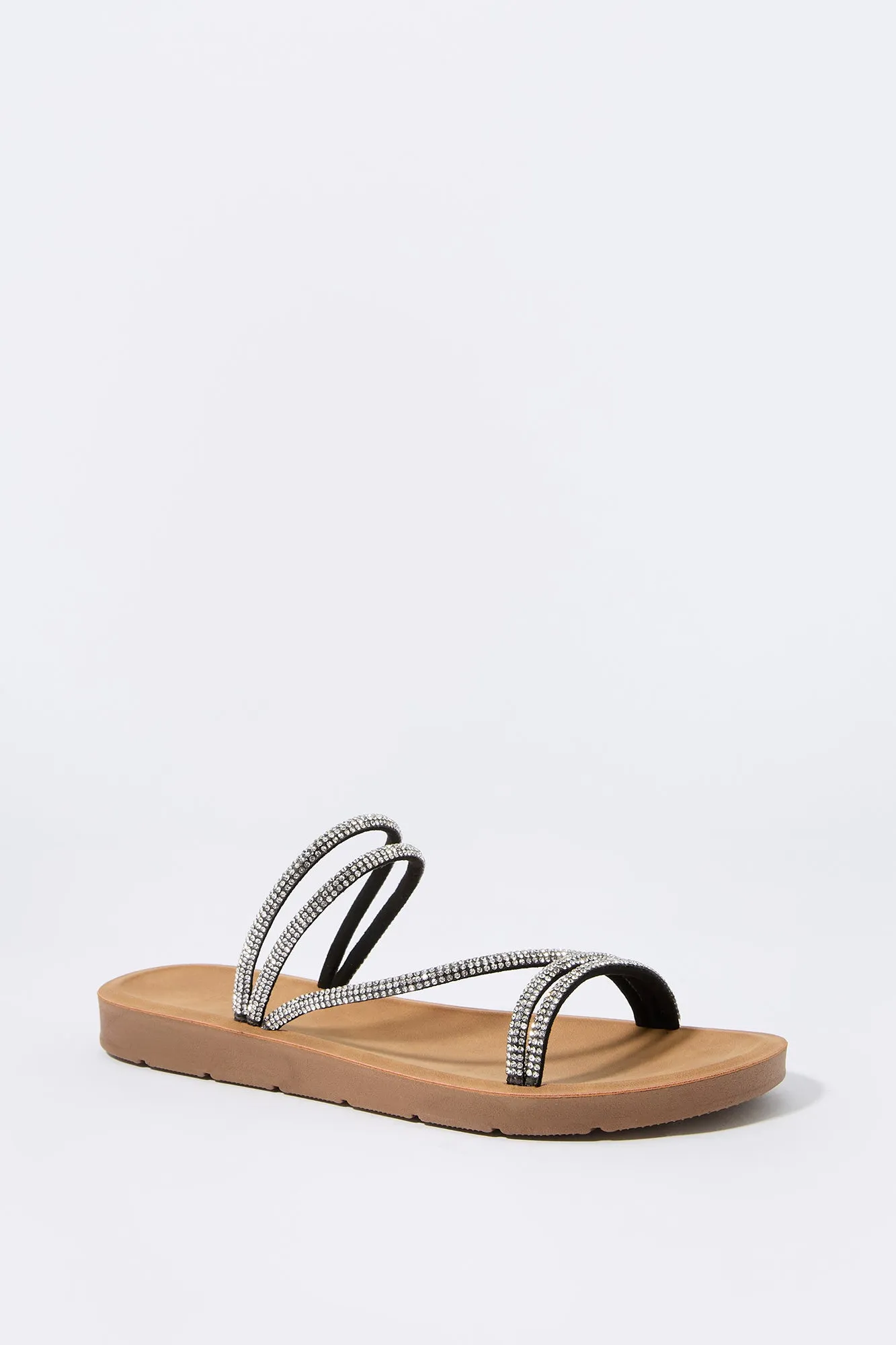 Rhinestone Strappy Sandal sold by Charlotte Russe product image thumbnail 3