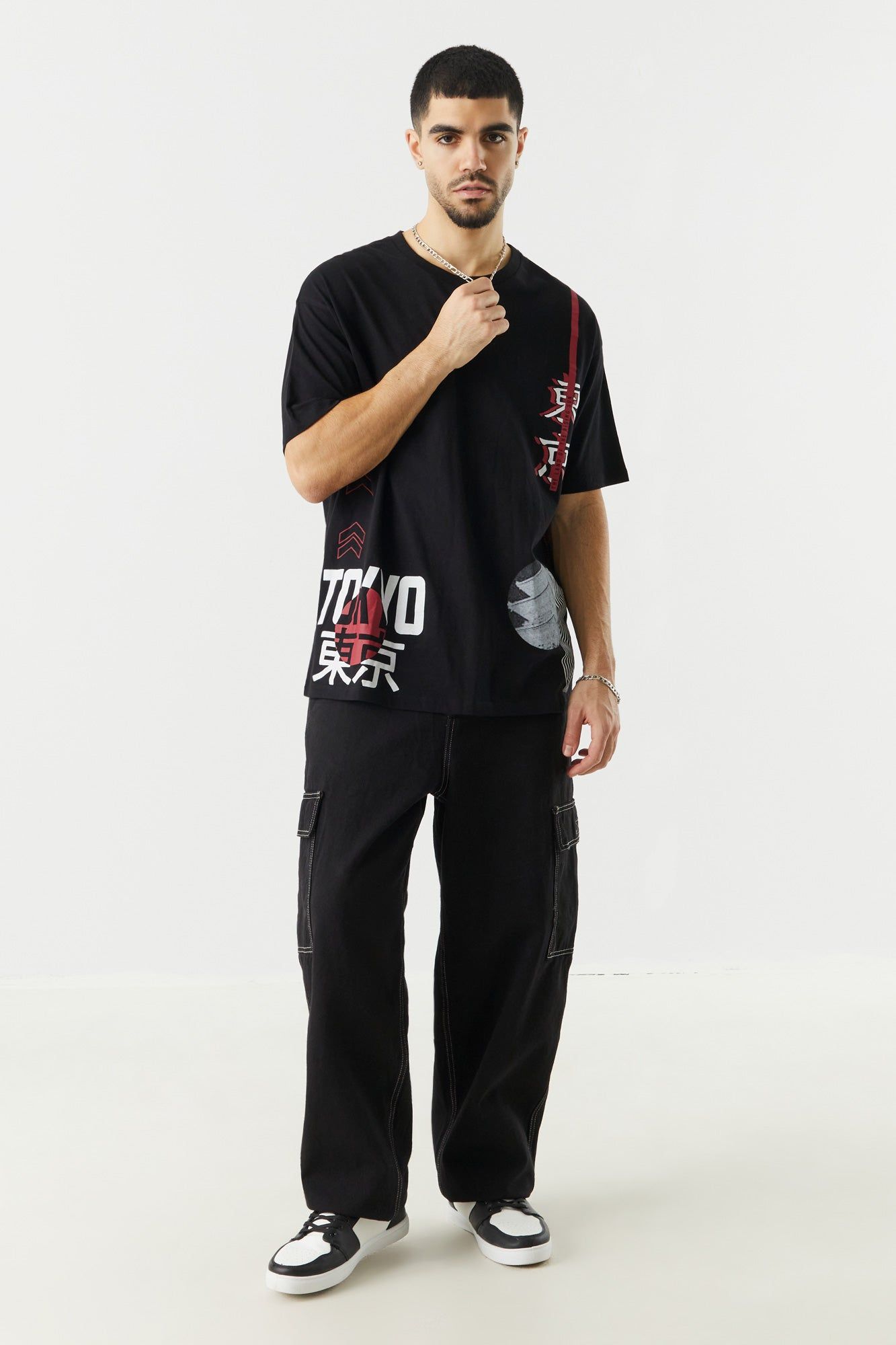 Tokyo Graphic Relaxed T-Shirt sold by Charlotte Russe product image thumbnail 3