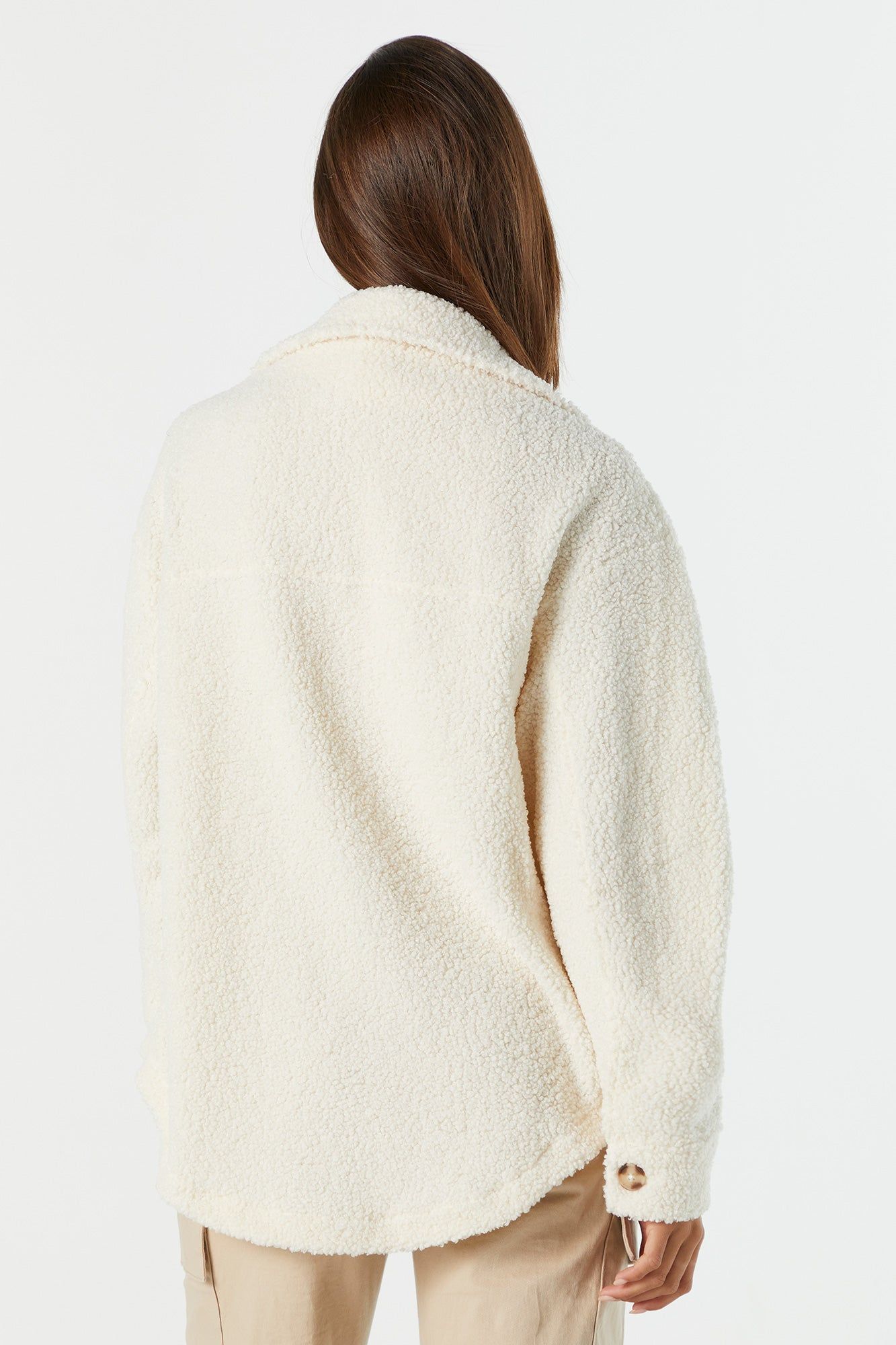 Sherpa Shacket sold by Charlotte Russe product image thumbnail 3