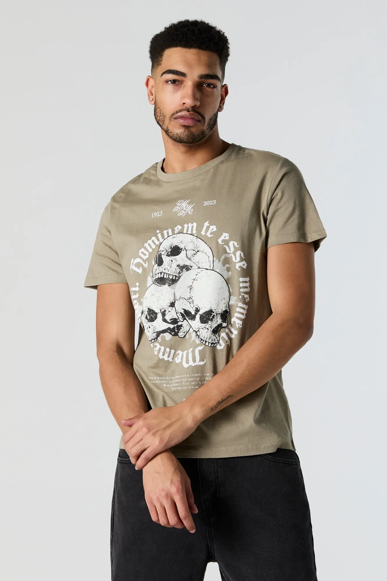 Skull Graphic T-Shirt sold by Charlotte Russe product image thumbnail 2