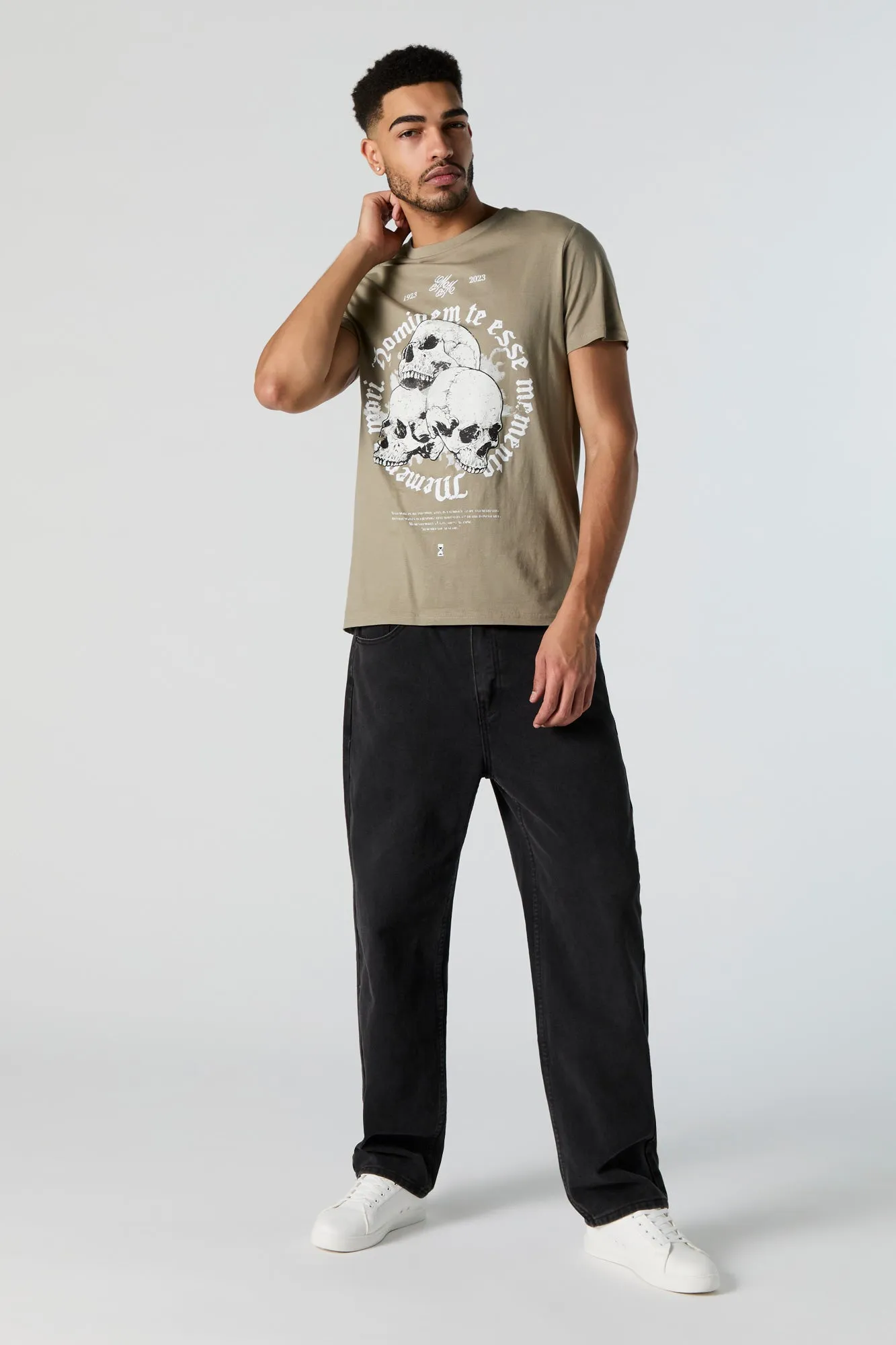 Skull Graphic T-Shirt sold by Charlotte Russe product image thumbnail 3